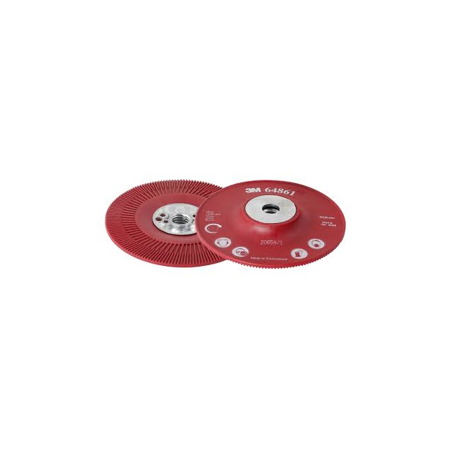 64861 podložka pro fíbrový disk rýhovaná M14 x125mm červená | Piskač a syn