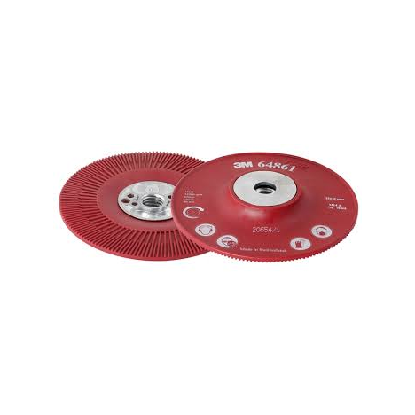 3M podložka pro fíbrový disk rýhovaná červená